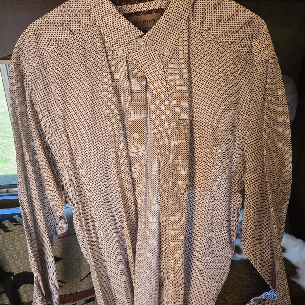 Mens Ariat Button Down Shirt